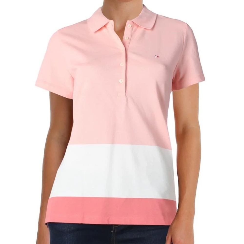Tommy Hilfiger Polo Stripped Shirt Size M